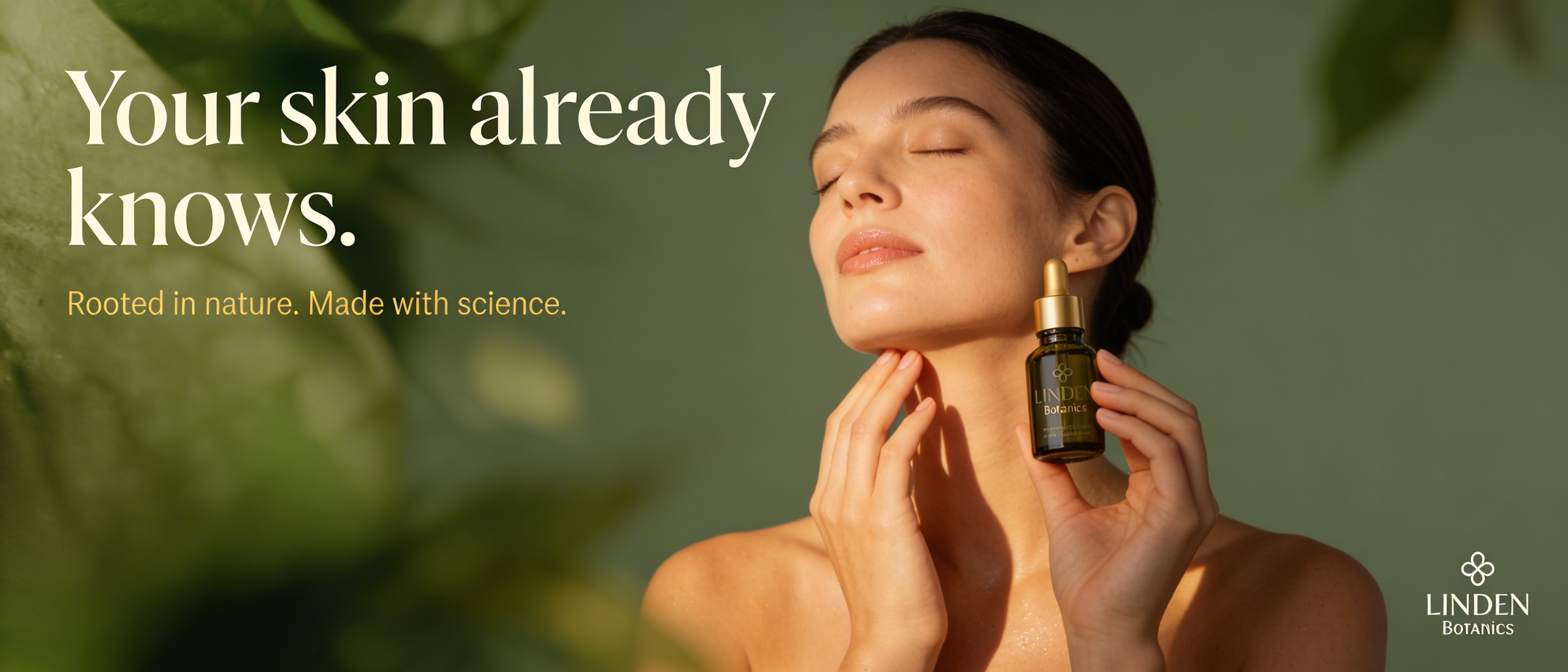 Banner horizontal — Your skin already knows