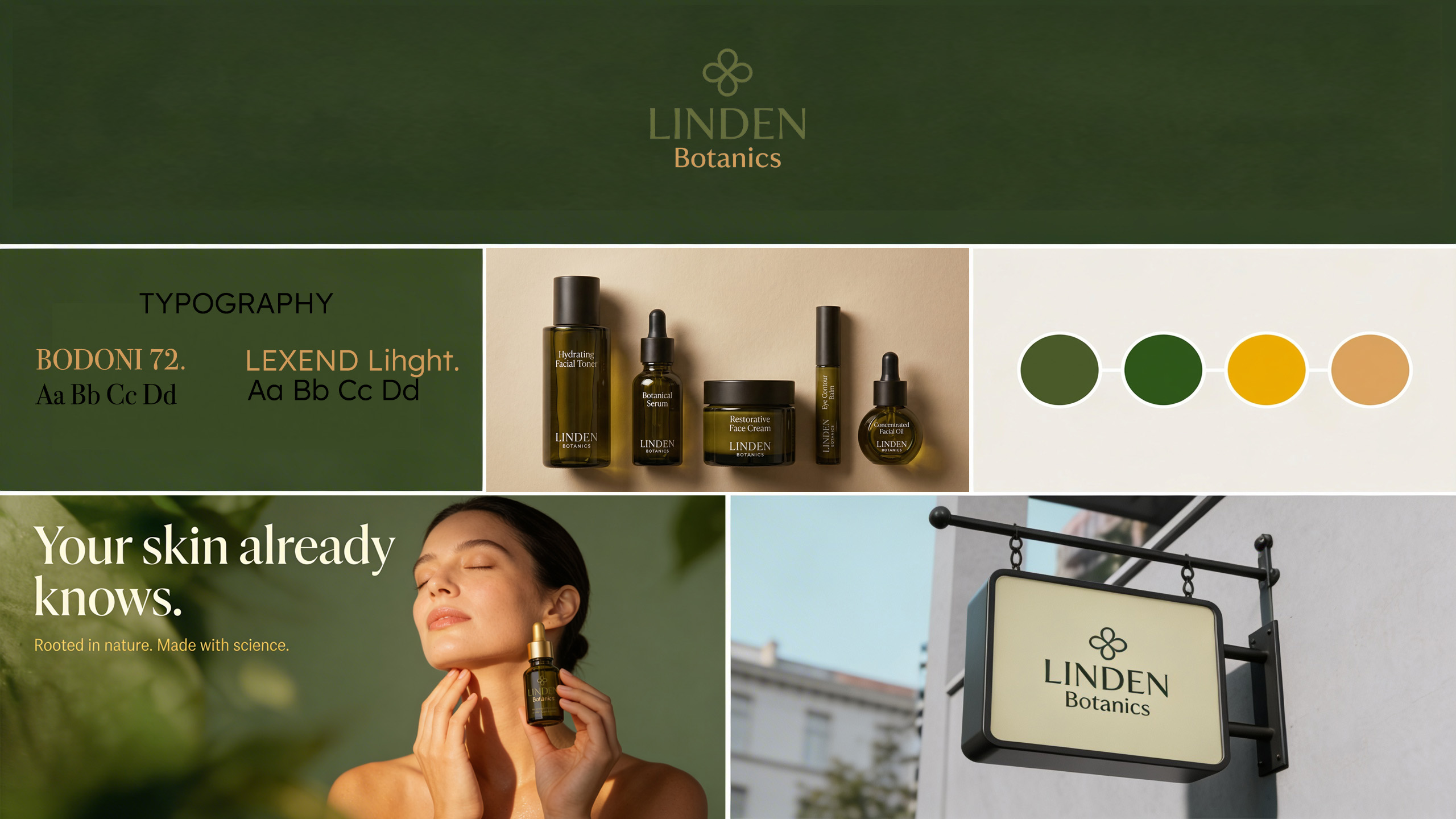 Brand board — Linden Botanics