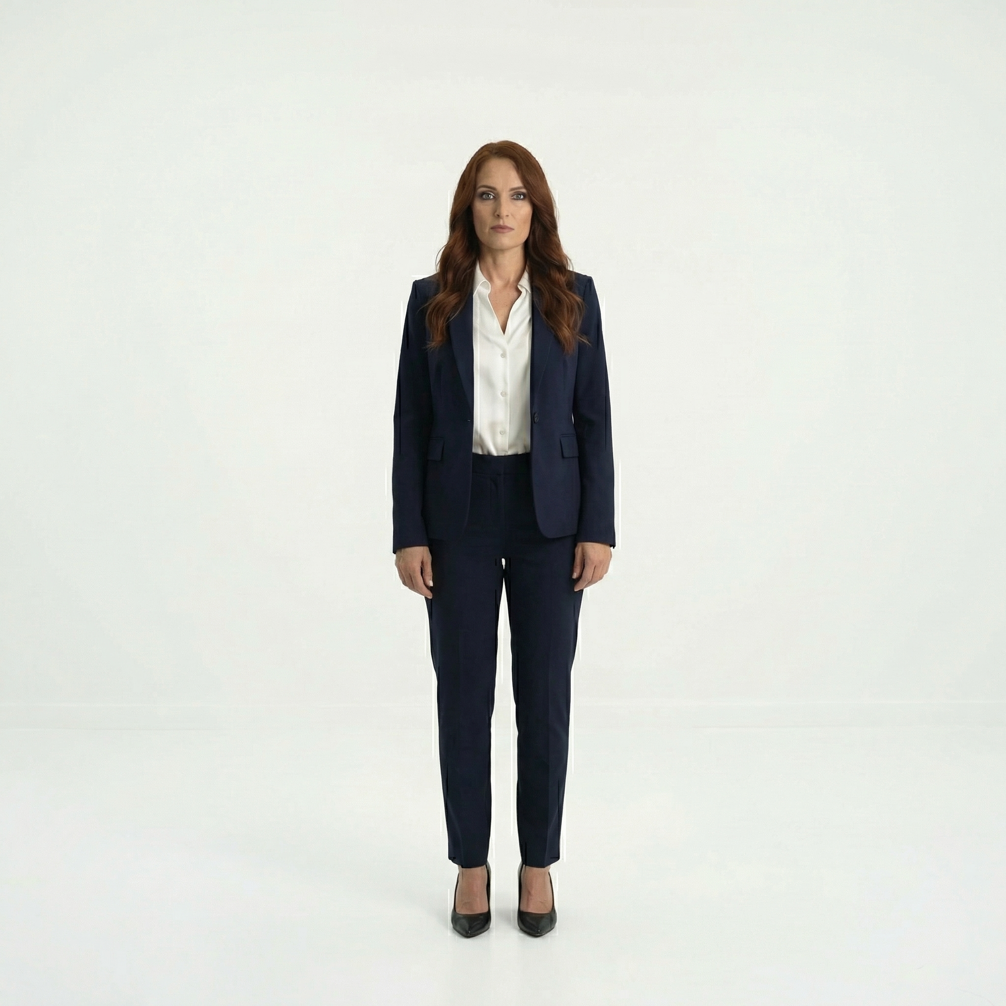 Después — traje ejecutivo